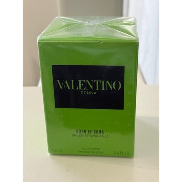 Valentino Donna Born In Roma Green Stravaganza 3.4 OZ 100 ml EDP Perfume Sealed - Picture 1 of 6